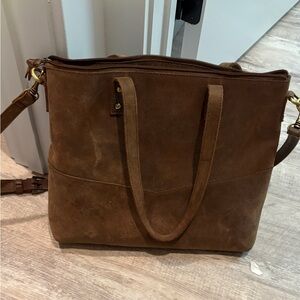 Elevate People Leather Mid-Size Tote Purse! Gently used, great condition!